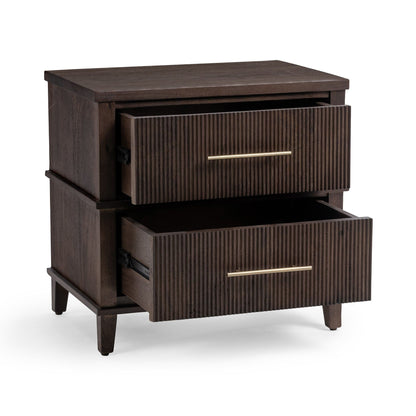 Westlake - 2-Drawer Nightstand - Kona Brown