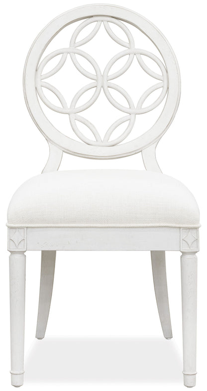 Melange - Brynlee Side Chair - White