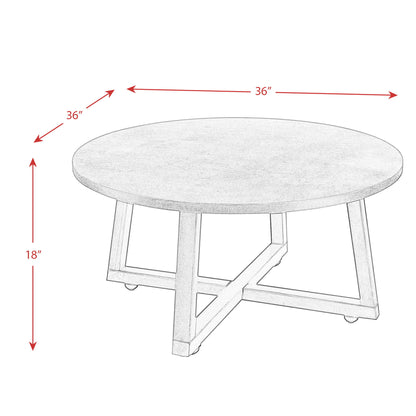 Industrial - 3 Piece Occasional Table Set - Brown