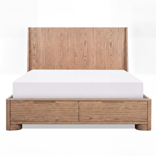 Alden - Complete Panel Shelter Bed With Storage Footboard