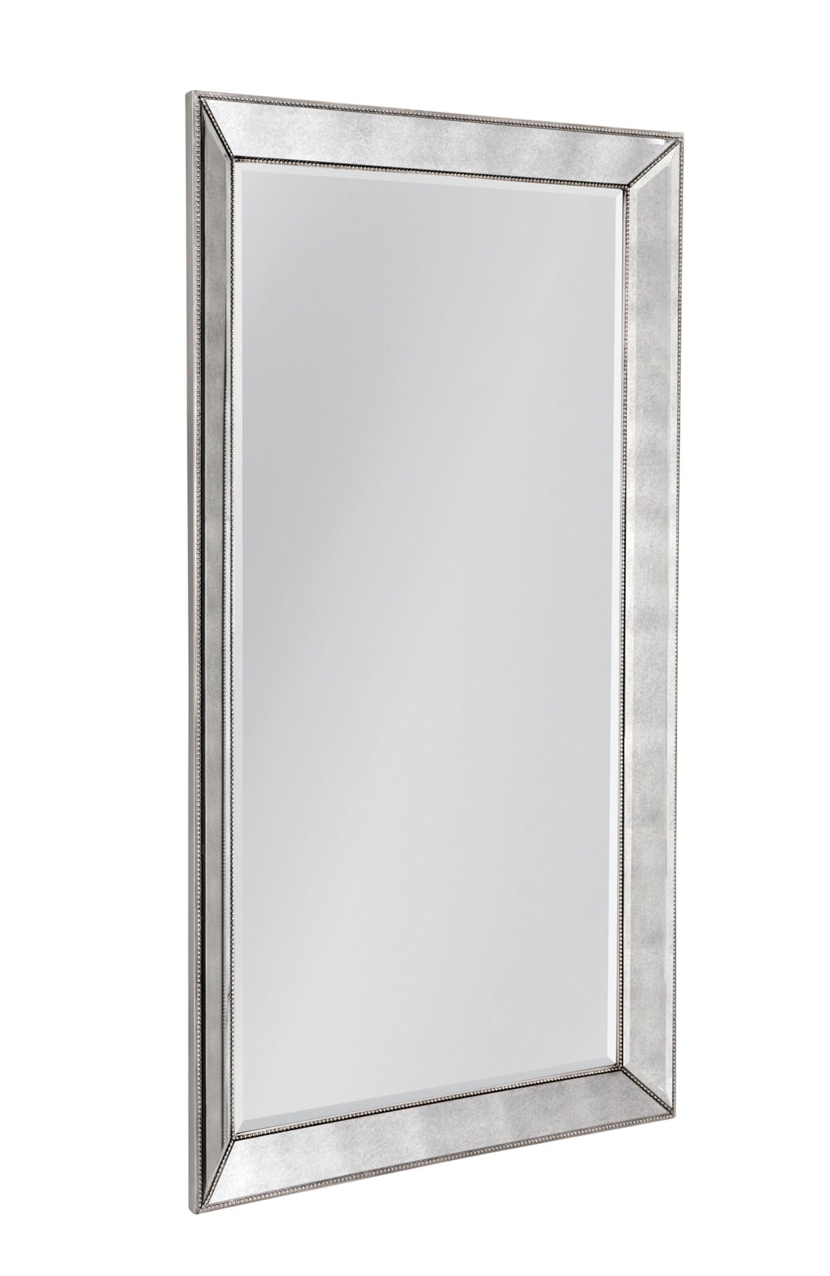 Beaded - Floor Mirror 79" - Silver