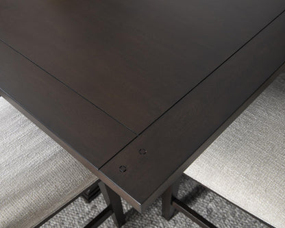 Caldwell - Complete Dining Table - Espresso