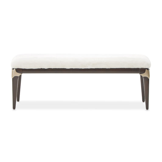 Paris Chic - Bed Bench - Cream / Espresso
