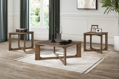 Sweeney - 3 Piece Occasional Set (1 Coffee & 2 End Tables) - Natural