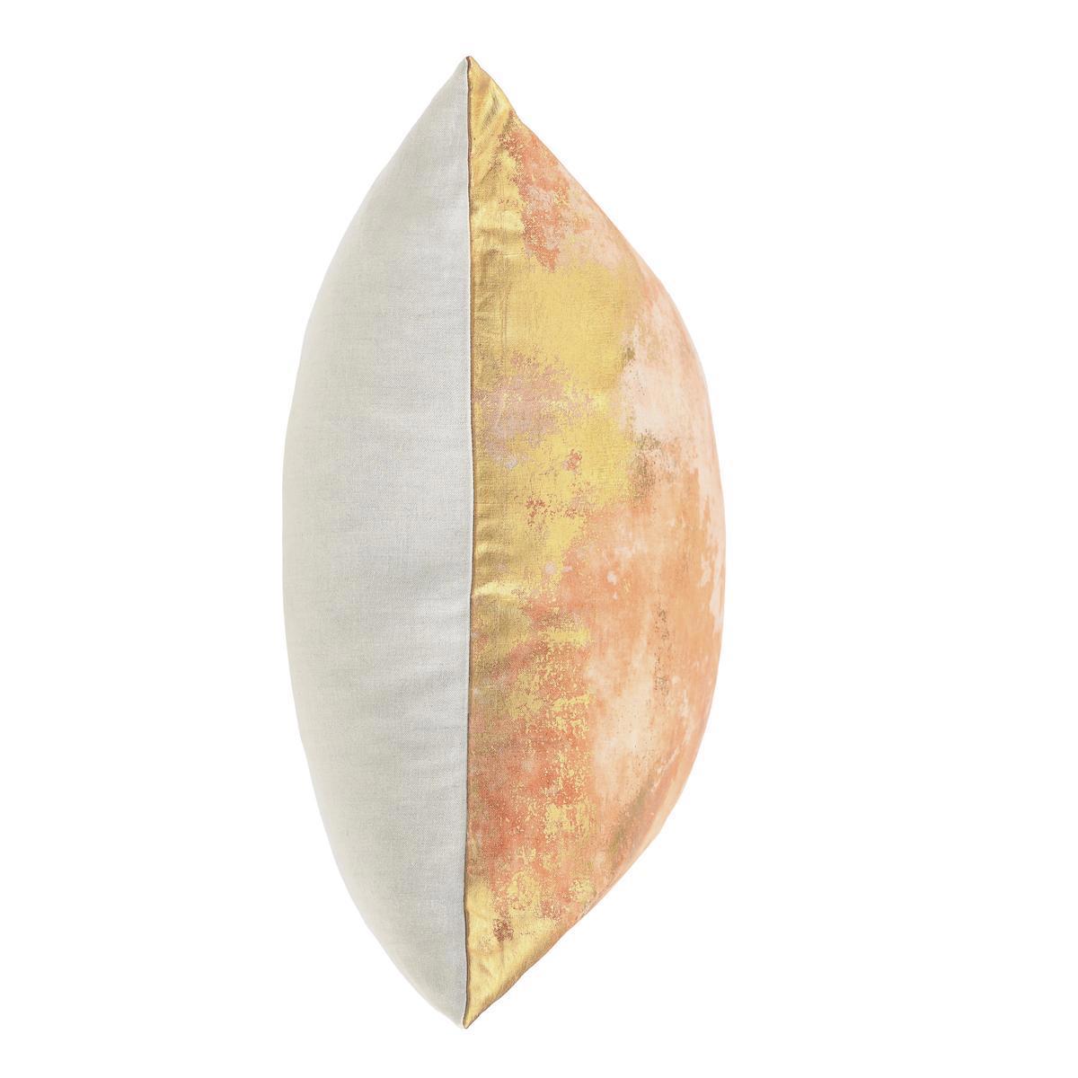 Equilibrium - 22" x 22" Onara Pillow - Burnt Orange / Gold