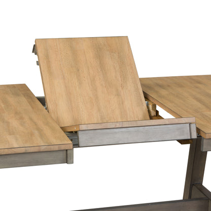 Lindsey Farm - Trestle Table Top - Gray & Sandstone