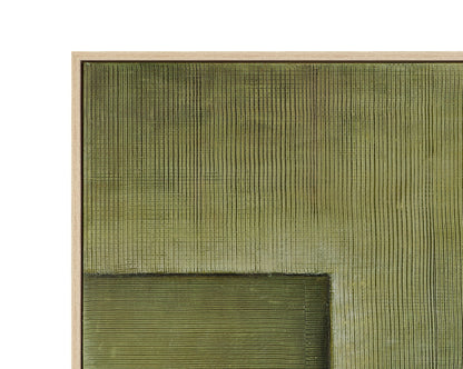 Framed Canvas Sycamore Bark - Natural