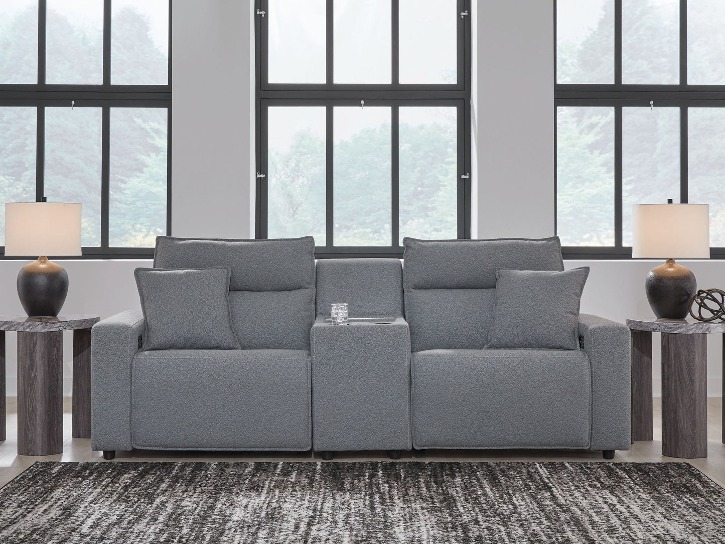 Modmax II - Reclining Sectional - Salt And Pepper