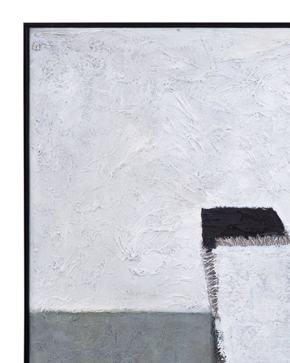 Landen Canvas Art - Gray