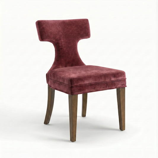 Oliver - Dining Chair (Set of 2) - Burgundy Red
