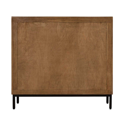 Bottom Line - 2 Door Wood Cabinet - Woodtone