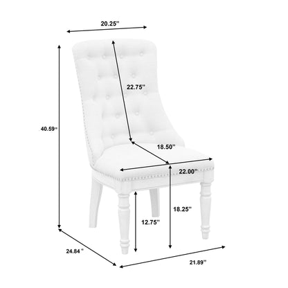 Madison Ridge - Host Chair (Set of 2) - Light Oak