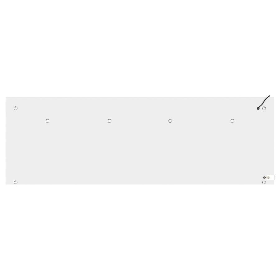 Montara - Tempered Glass Wine Storage LED Curio Cabinet - Chrome