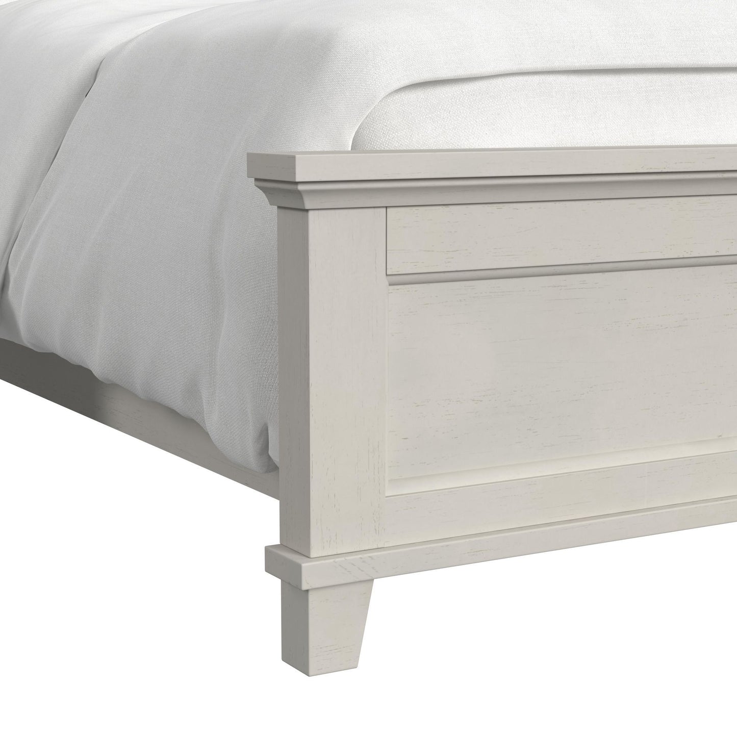 Canterbury - Twin Panel 5 Piece Bedroom Set - Ivory