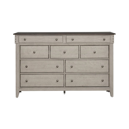 Ivy Hollow - 9 Drawer Dresser - White