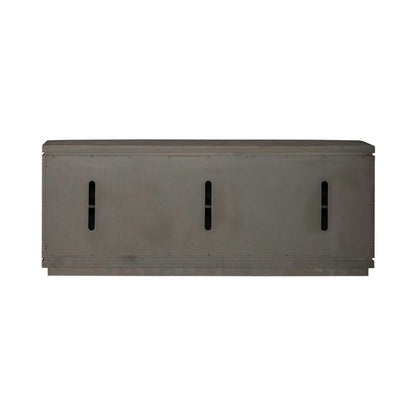 Cascade Falls - 82" TV Console - Satin Espresso