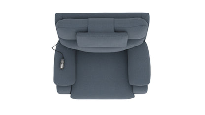 Dreamtime - 48" Power Headrest Power Lay Flat Recliner With CR3 Heat/Massage/Zero Gravity