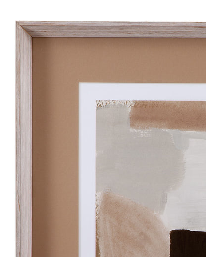 Almondine Framed Print (Set of 2) - White