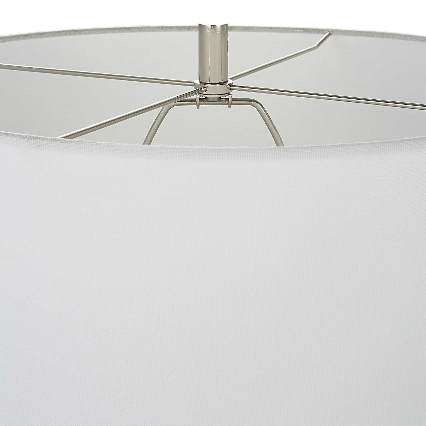 Breton - Nautical Stripe Table Lamp - White
