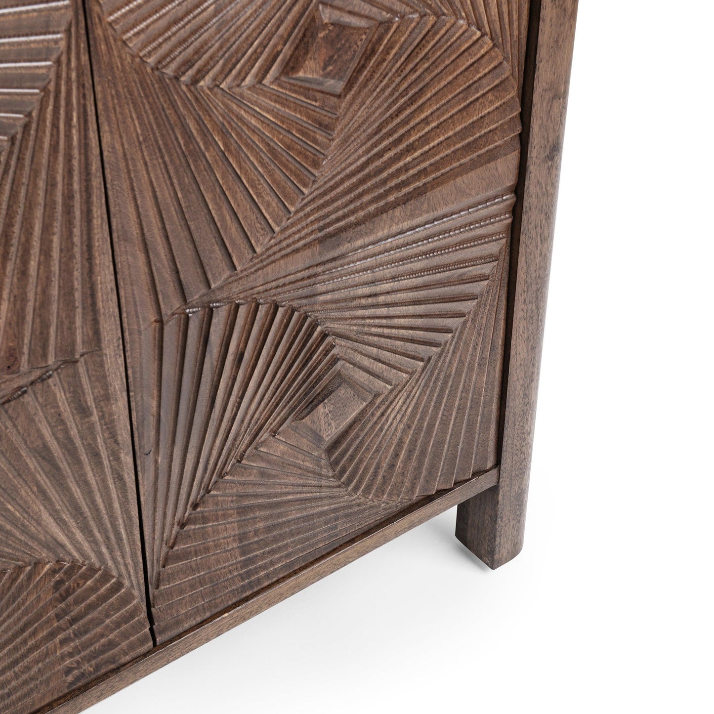 Lina - 4 Door Cabinet - Kona Brown