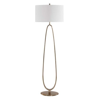Tordin - Geometric Floor Lamp - Brass / Gold