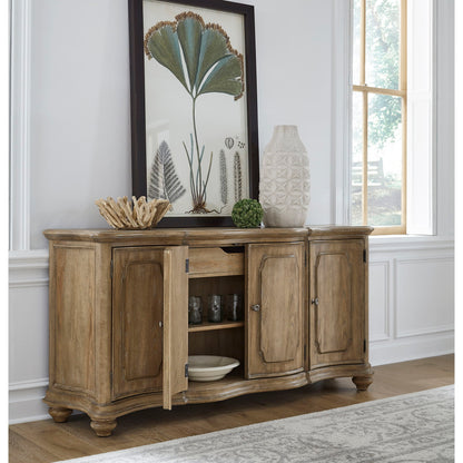 Weston Hills - 4 Door Buffet - Flax Seed
