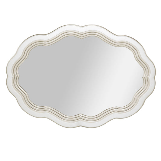 London Place - Wall Mirror - Creamy Pearl