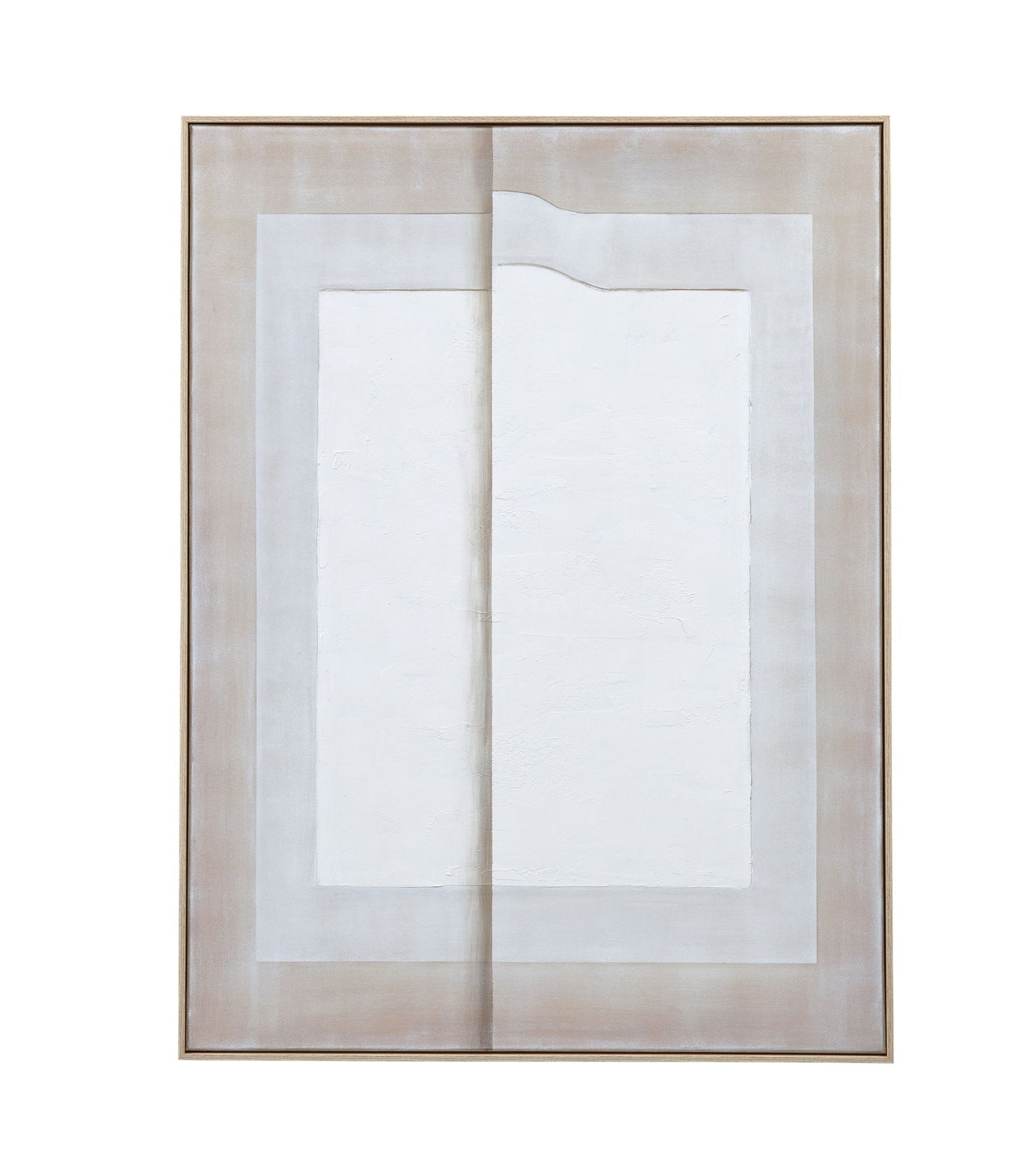 Fold II Canvas Art - Natural