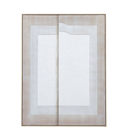Fold II Canvas Art - Natural