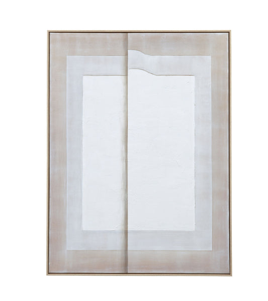 Fold II Canvas Art - Natural
