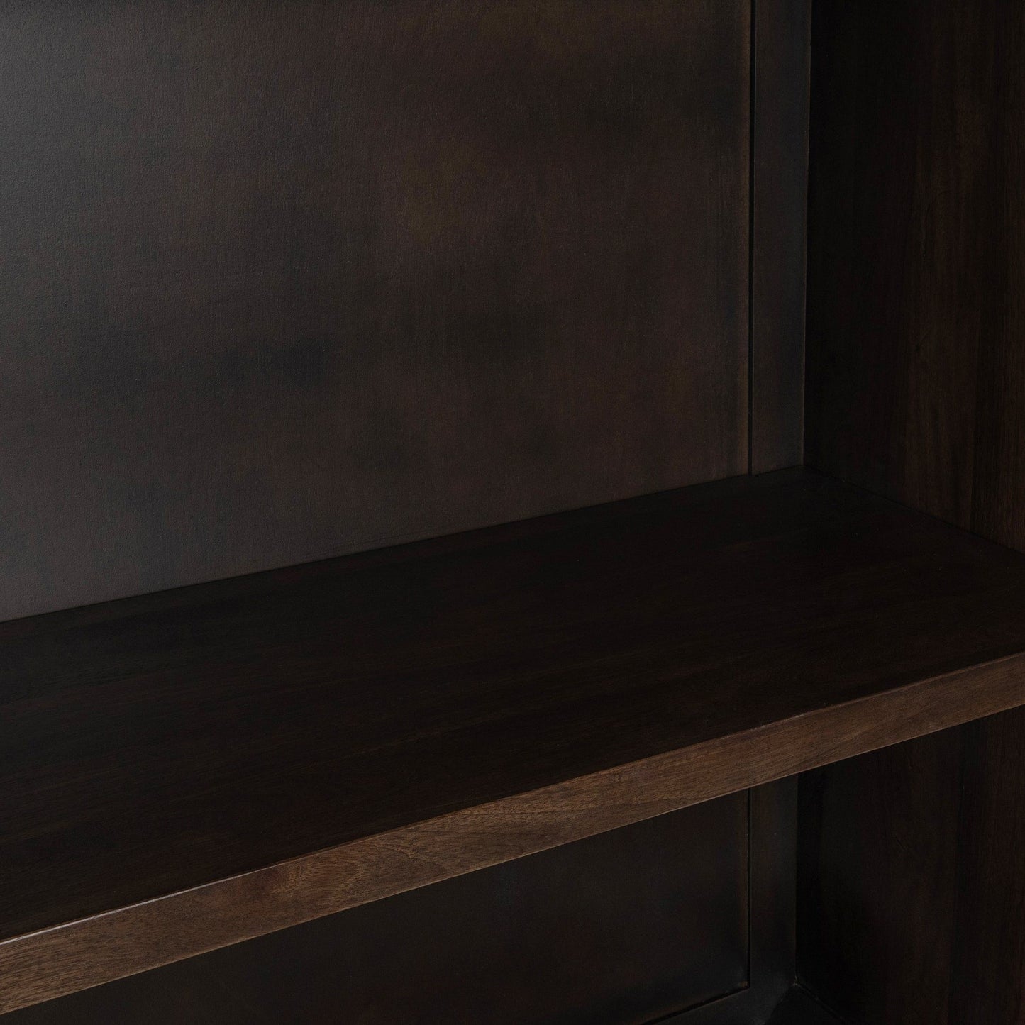 Rogers - Solid Wood Tall Cabinet - Dark Brown
