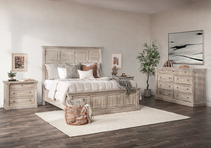 Adelaide - 9 Drawer Dresser - Natural Cream Wash