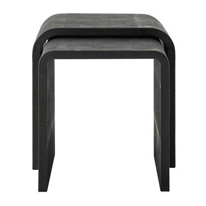 Interpose - Nesting Side Table (Set of 2) - Black