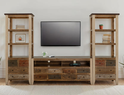 Antique - TV Stand / Wall Unit - Multicolor
