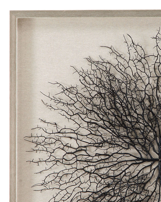 Gracee Canvas Art - Pearl Silver
