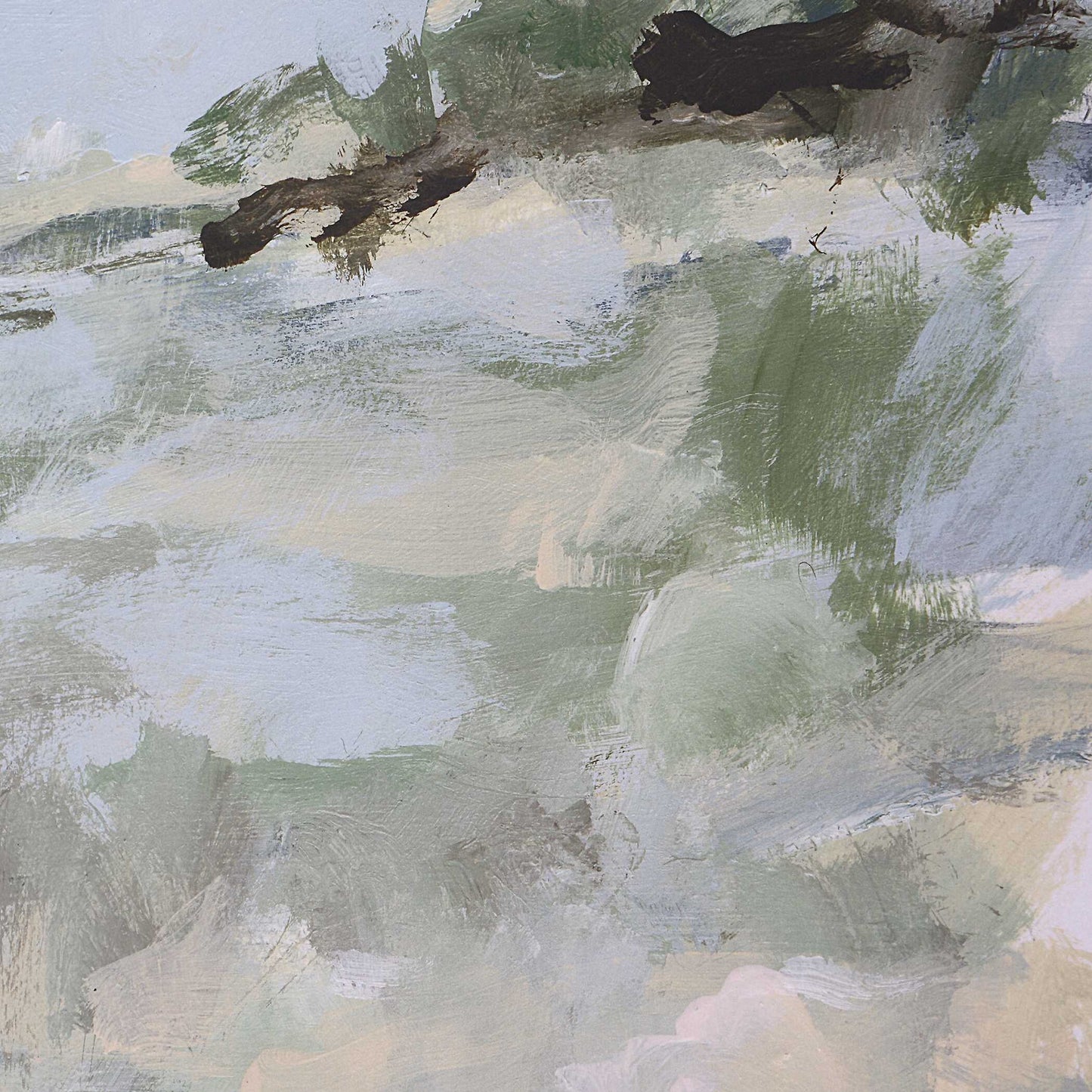 Far Away View - View Framed Prints - Light Blue