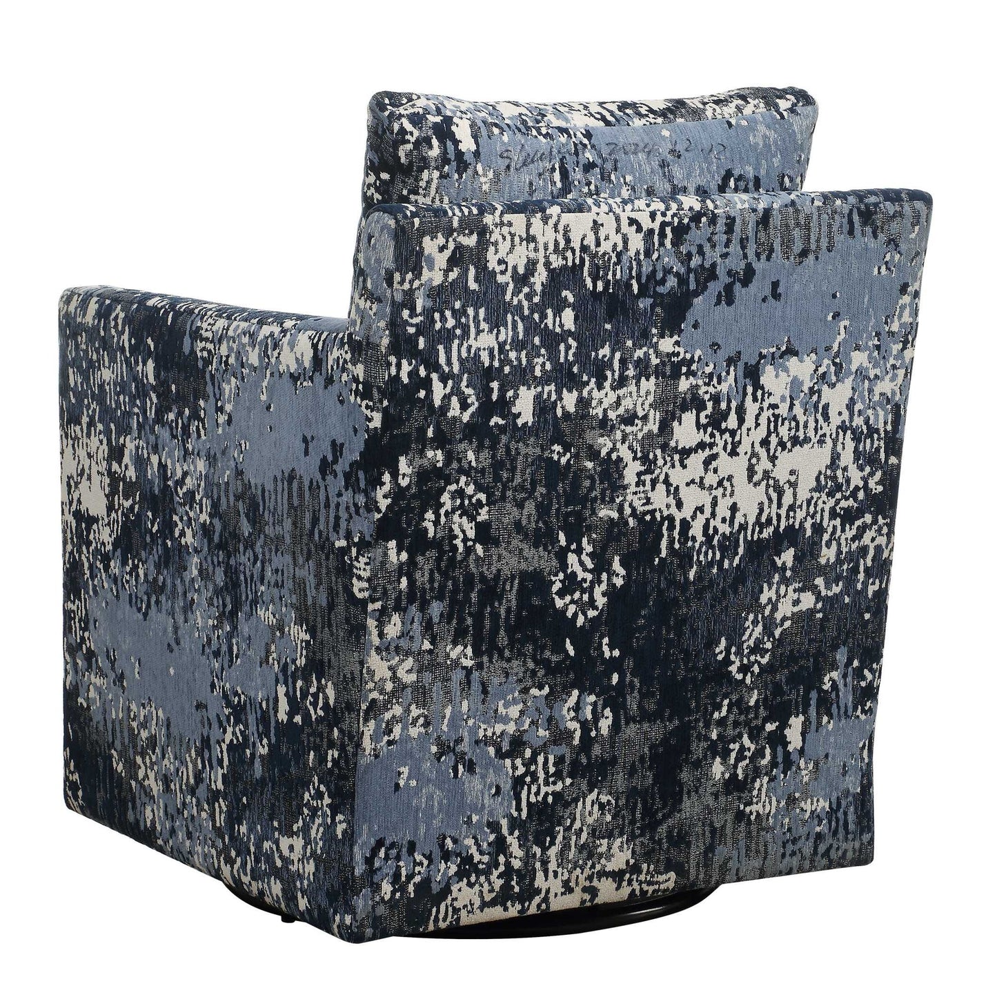 Tisdell - Patterned Swivel/Glider - Blue