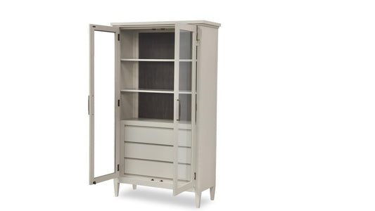 Reflections - Display Cabinet - Cashmere / Dark Roast