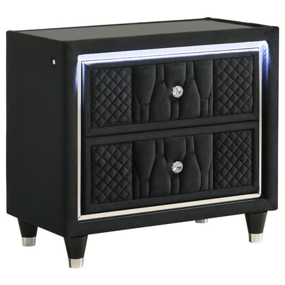Lorient - Bedroom Set With LED Flame Box Dresser