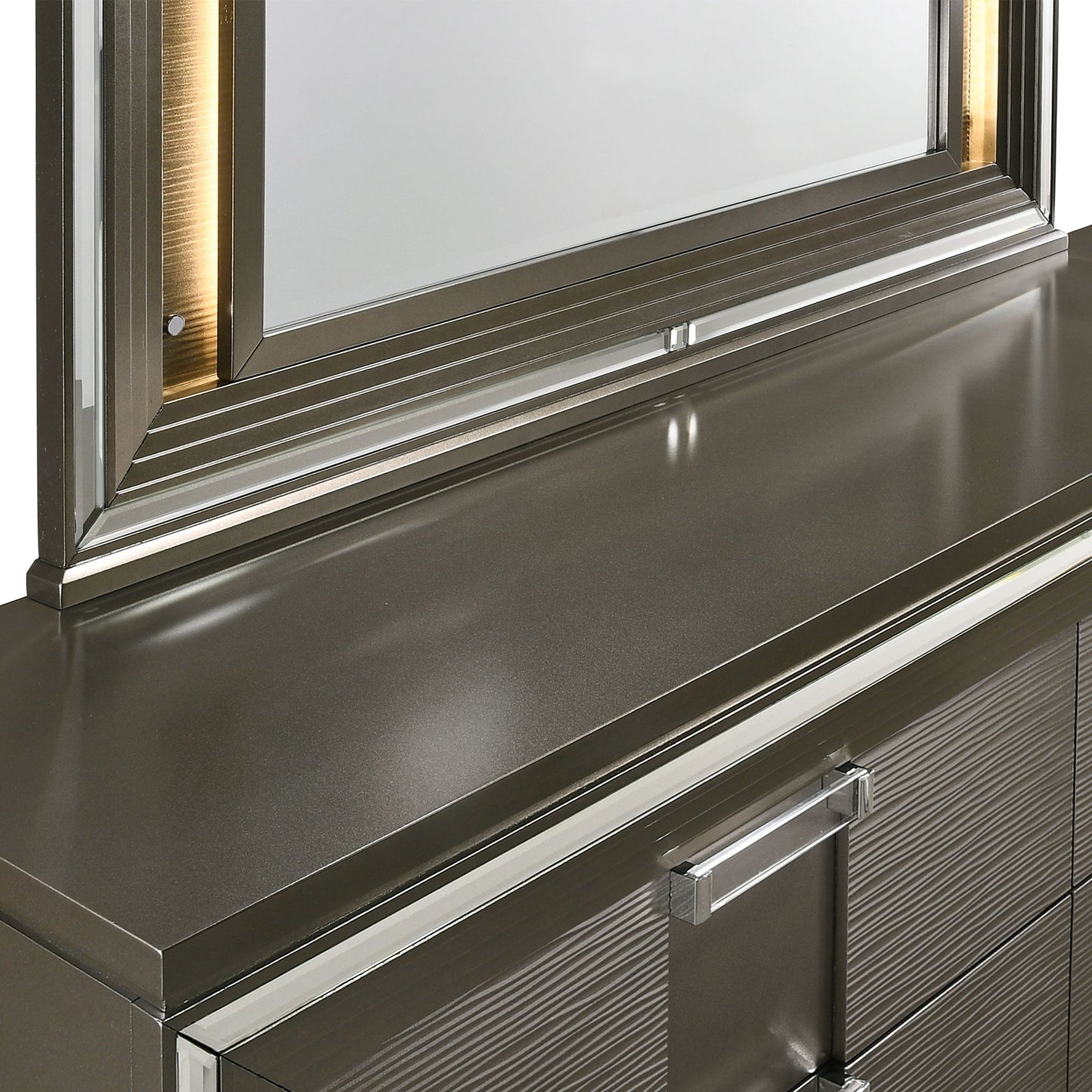 Twenty Nine - 6-Drawer Dresser With Mood Lighting Mirror