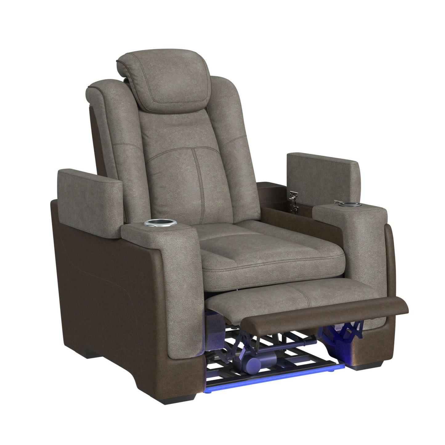 Lantana - Power Motion Recliner With Power Headrest, LED , Wireless Charger And Cup Holder