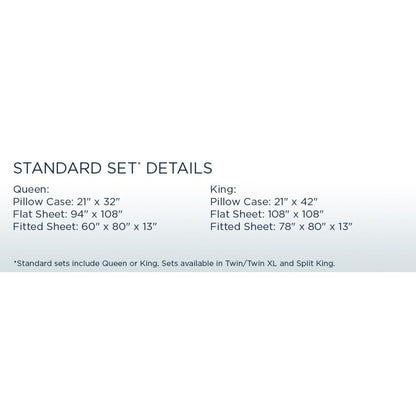 Linens - Tempur-Pedic ProPerformance Sheet Set - Sleepy Blue