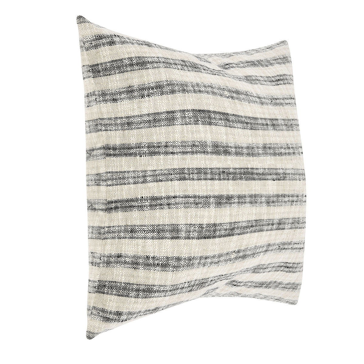 Linna - 24" x 24" Pillow - Natural / Black