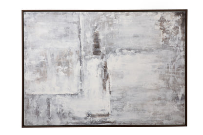 Triad Framed Canvas - Gray