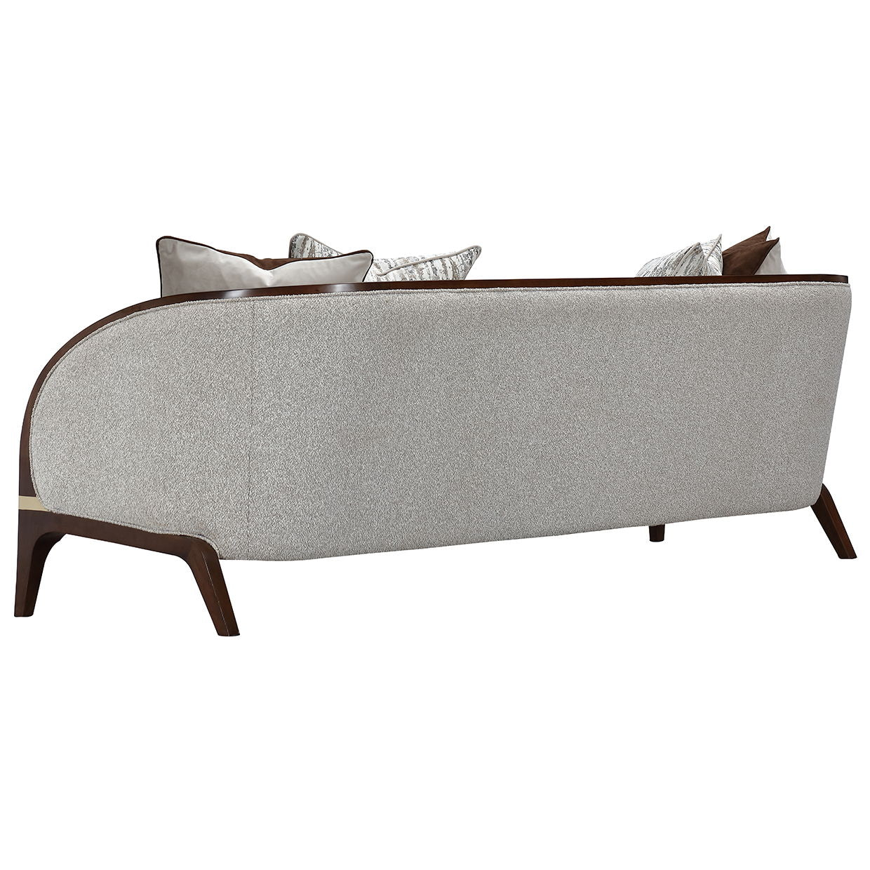 Houston - Sofa - Pebble / Walnut