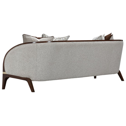 Houston - Sofa - Pebble / Walnut