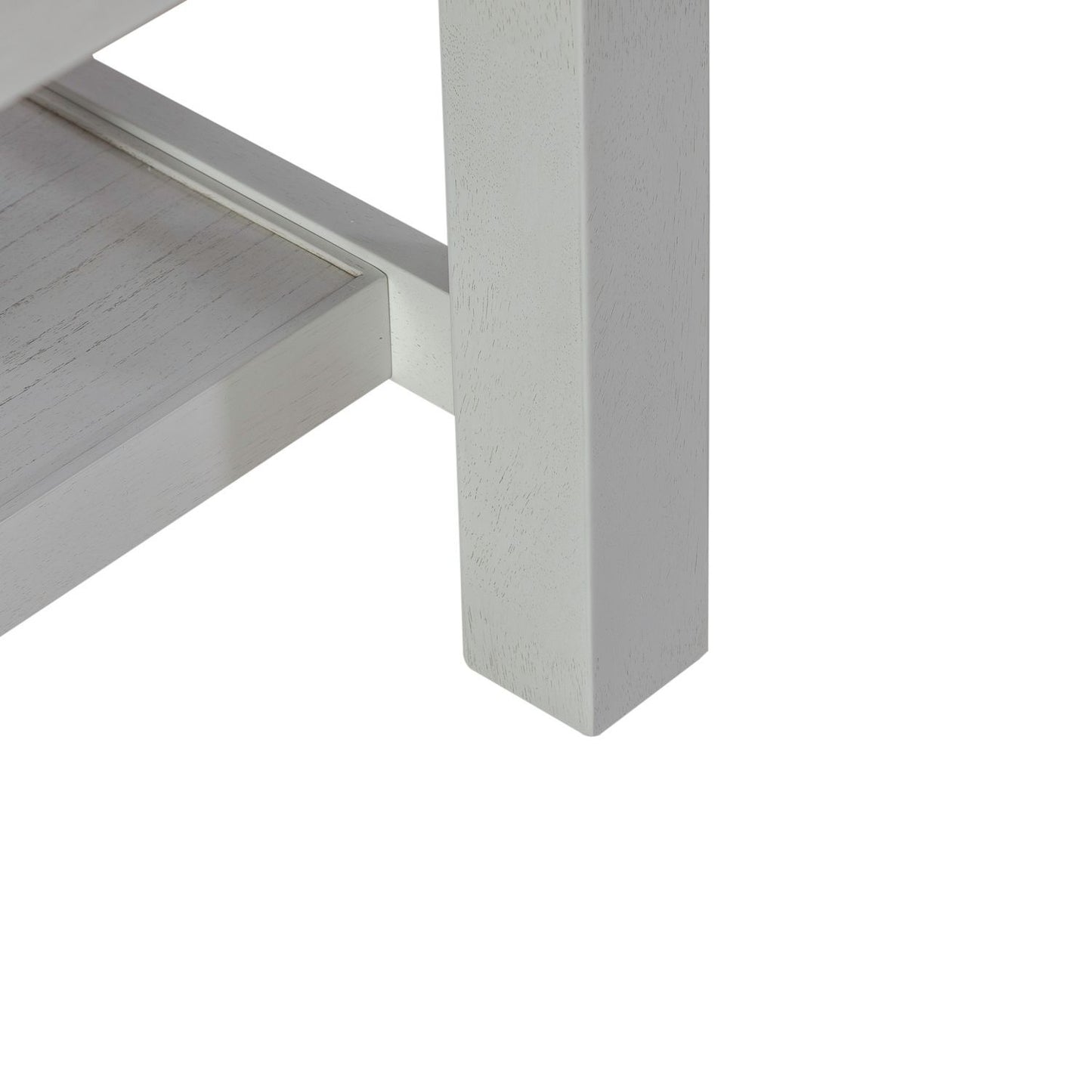 Brook Bay - Trestle Table Base - Textured White / Carbon Gray