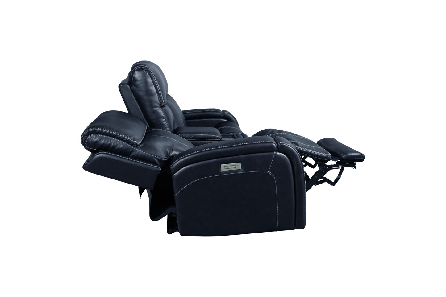 Glenwood - Power Console Loveseat-Recliner With Power And Power Headrest And Lumbar (Layflat)