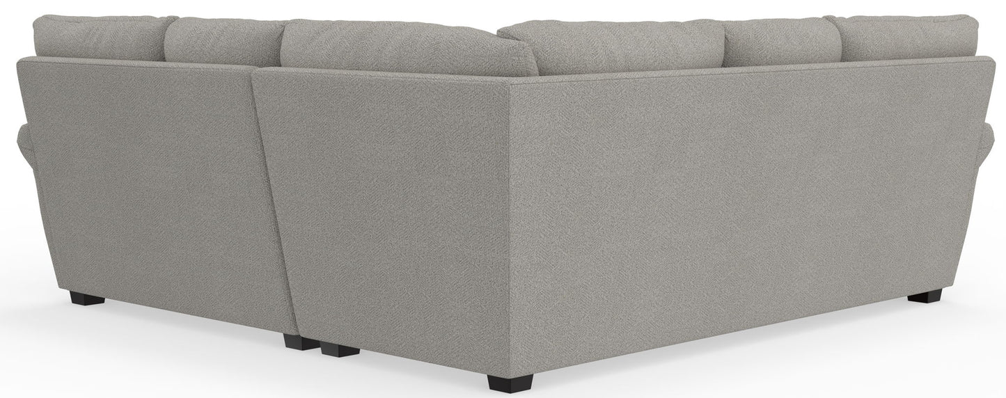 Livingston - Sectional With Comfort Coil Seating, 40" Cocktail Ottoman And Accent Pillows Included