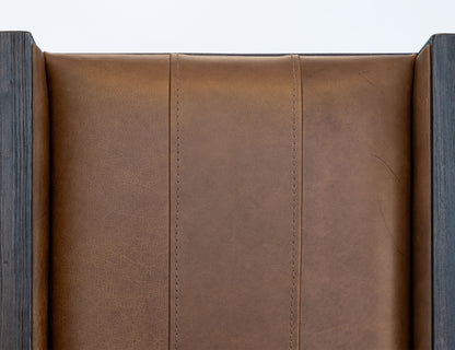 Balam - Leather Upholstered Chair (Set of 2) - Brown